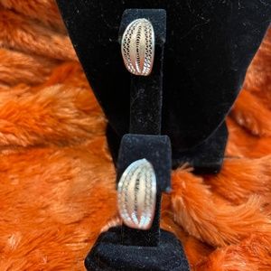 BEAUTIFUL FILIGREE HANDMADE IMPORTED SILVER EARRINGS